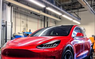 Can you wash a Tesla Model Y with water?